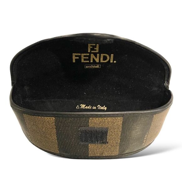 FENDI Vintage Pequin Stripped Eyeglass Case - Picture 3 of 9